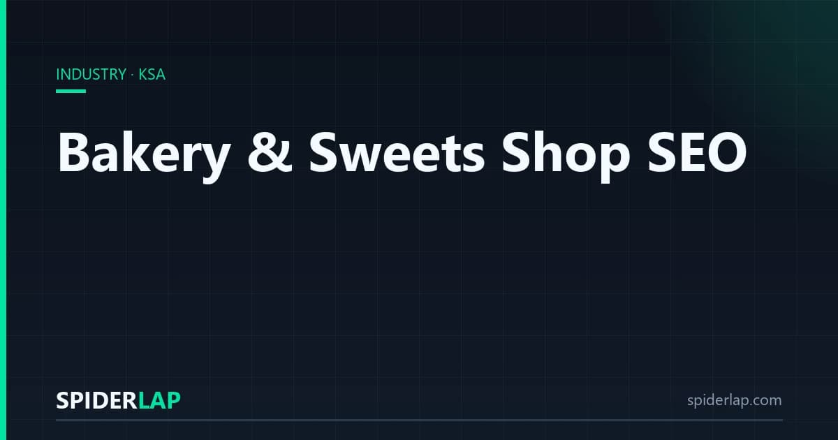 Bakery & Sweets Shop SEO