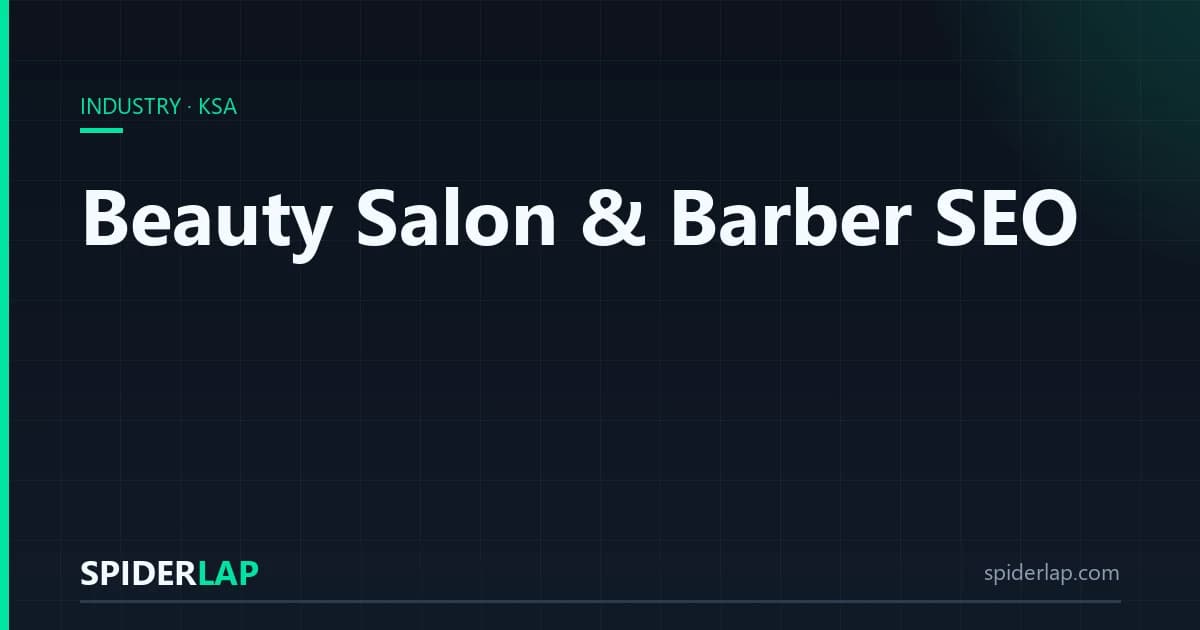 Beauty Salon & Barber SEO