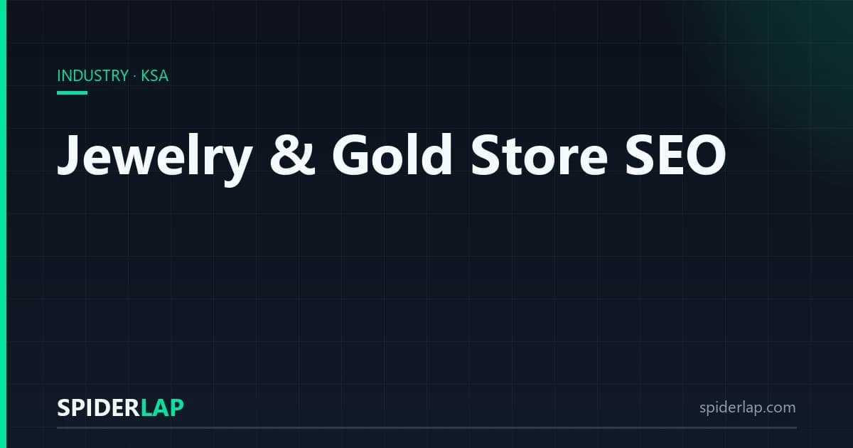 Jewelry & Gold Store SEO