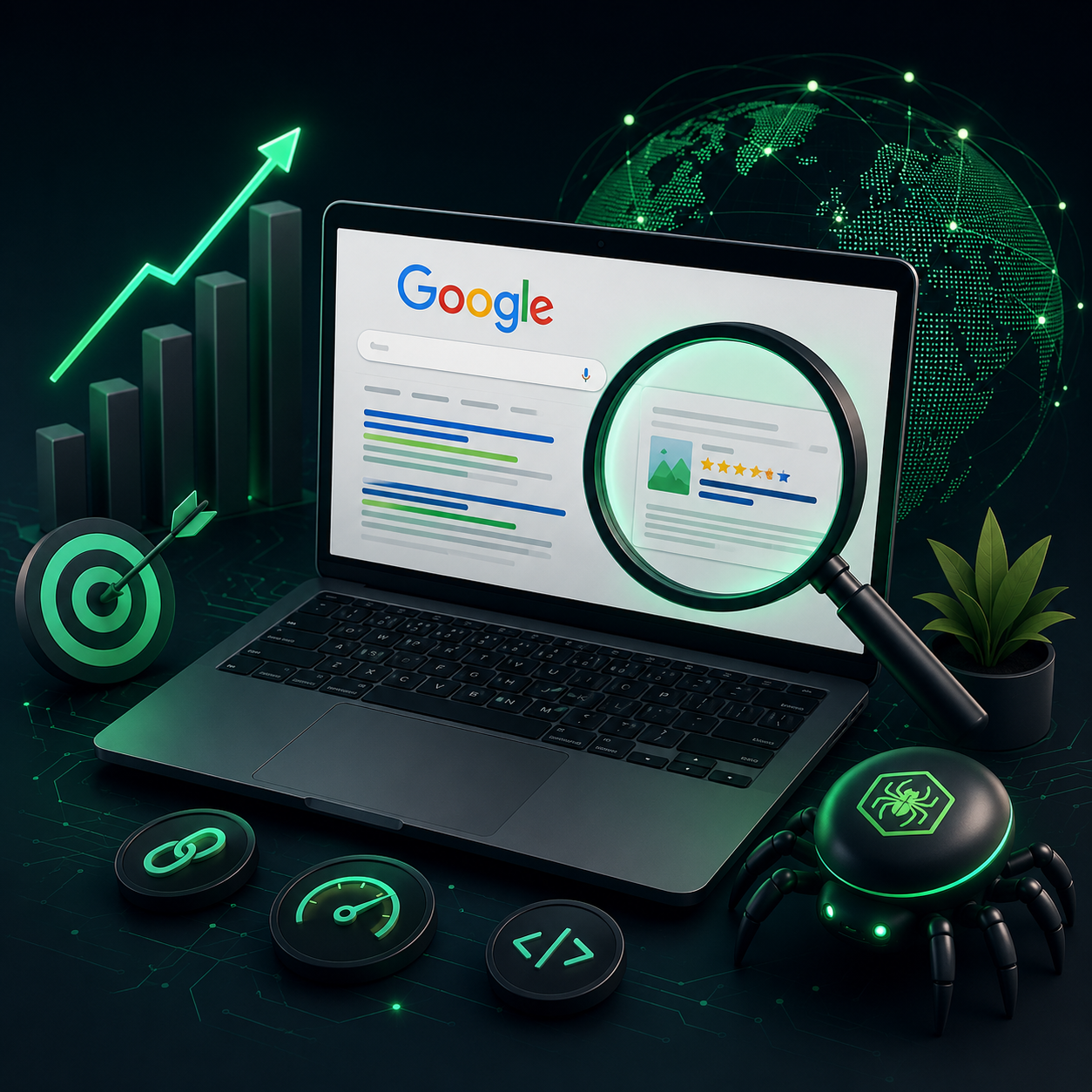 كيف أخلي موقعي يظهر على جوجل 2026 | Spiderlap SEO