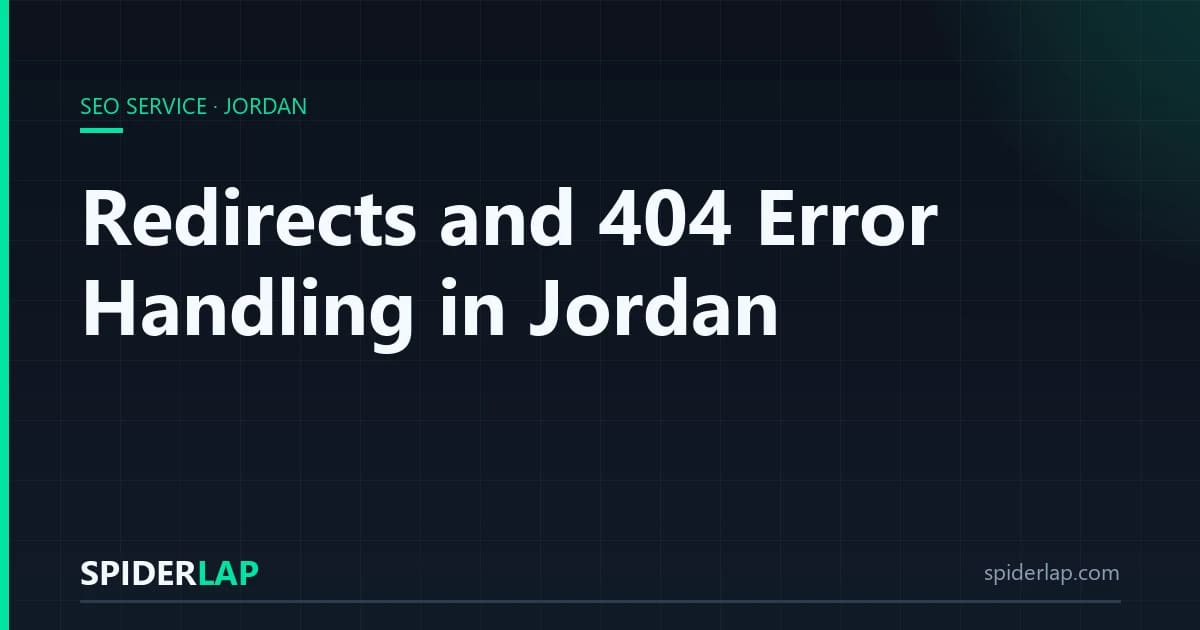 Redirects and 404 Error Handling in Jordan