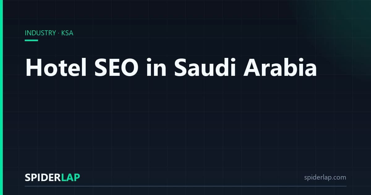Hotel SEO in Saudi Arabia