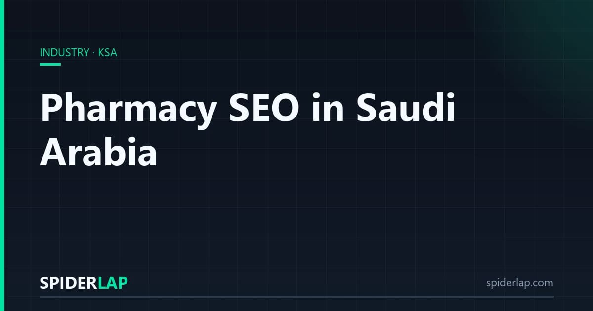Pharmacy SEO in Saudi Arabia