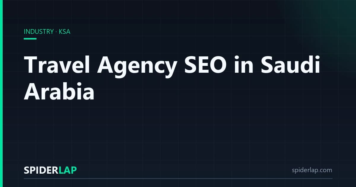 Travel Agency SEO in Saudi Arabia