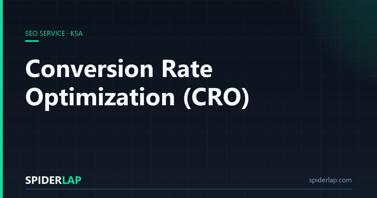 Conversion Rate Optimization (CRO)