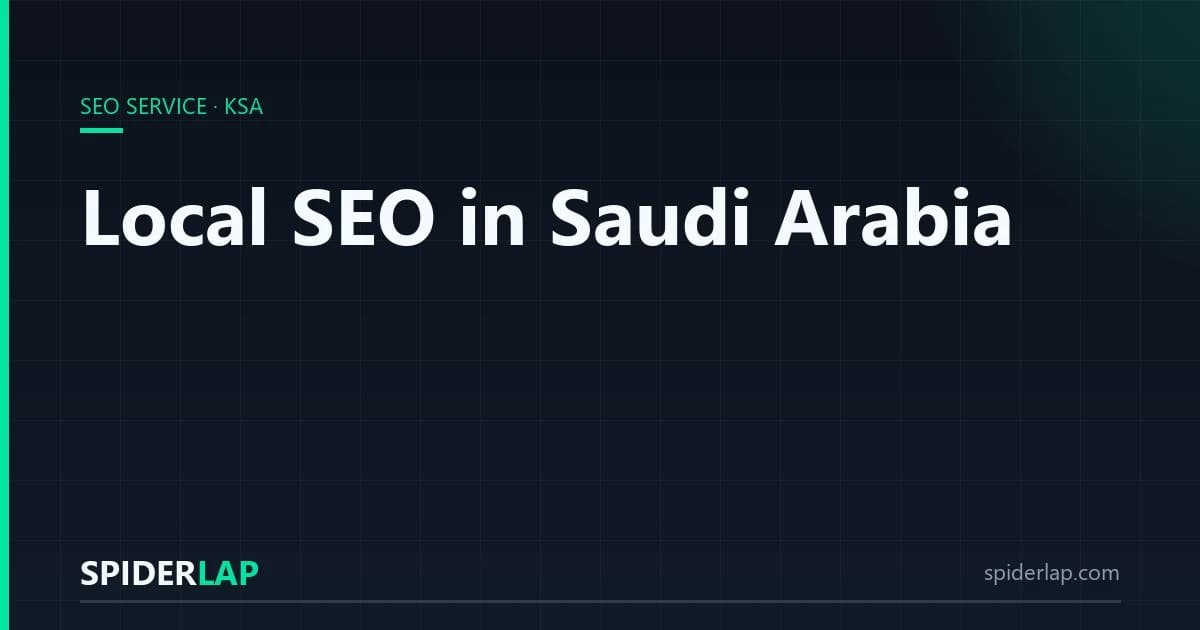 Local SEO in Saudi Arabia