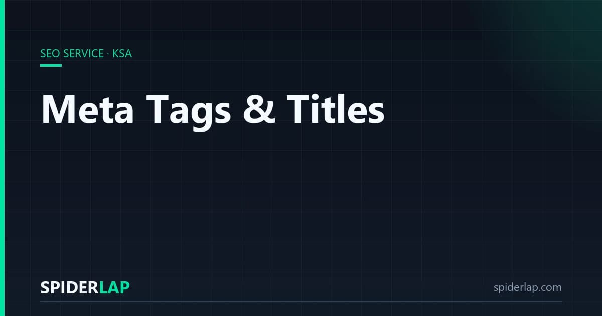 Meta Tags & Titles