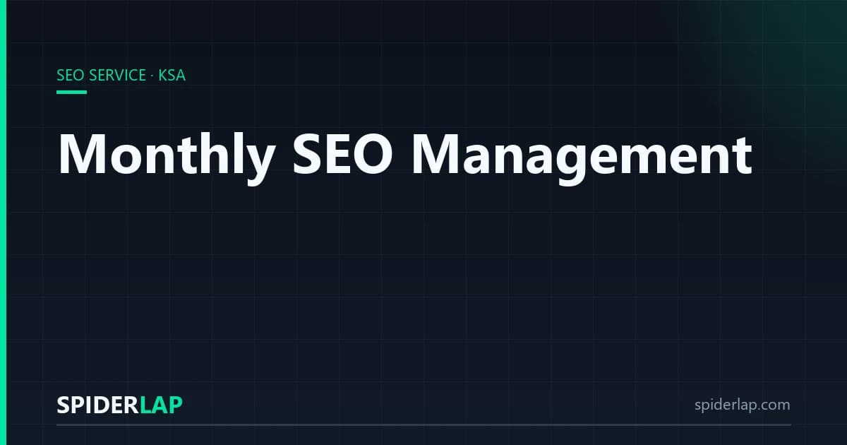 Monthly SEO Management