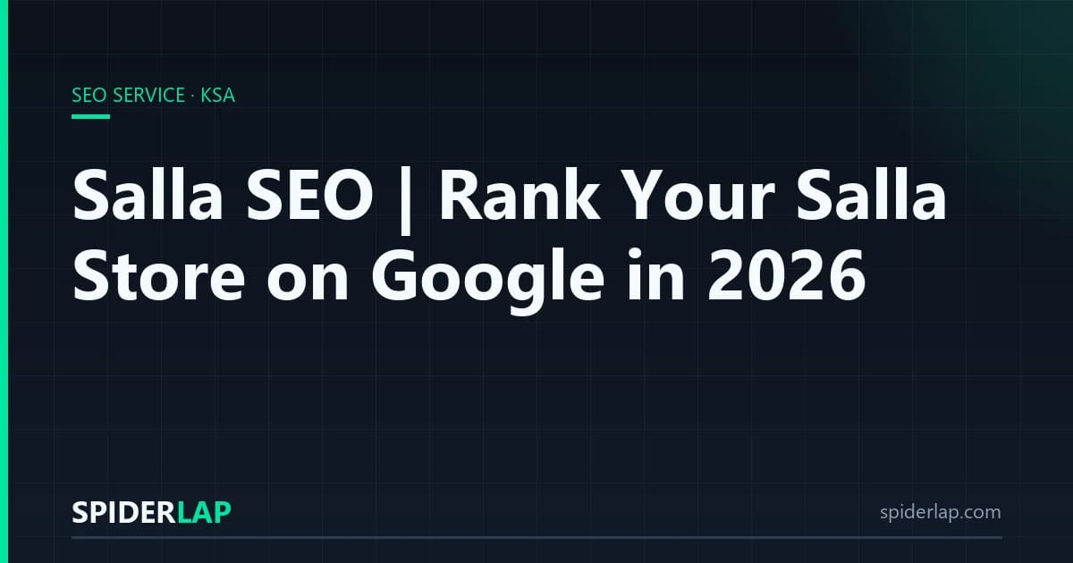 Salla SEO | Rank Your Salla Store on Google in 2026