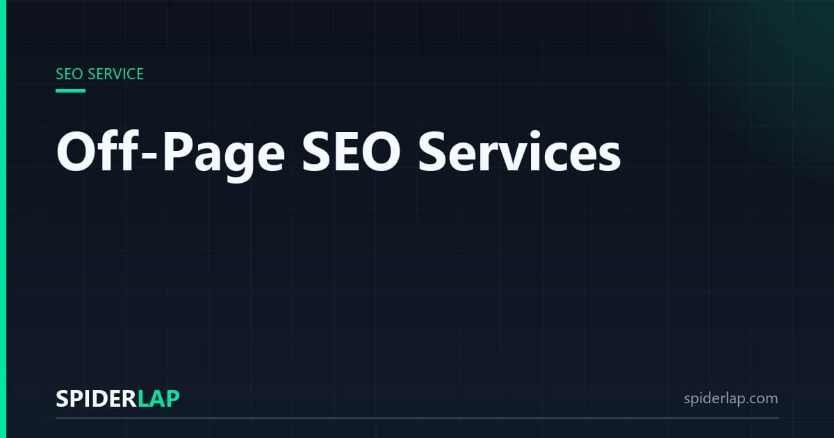 Off-Page SEO Services