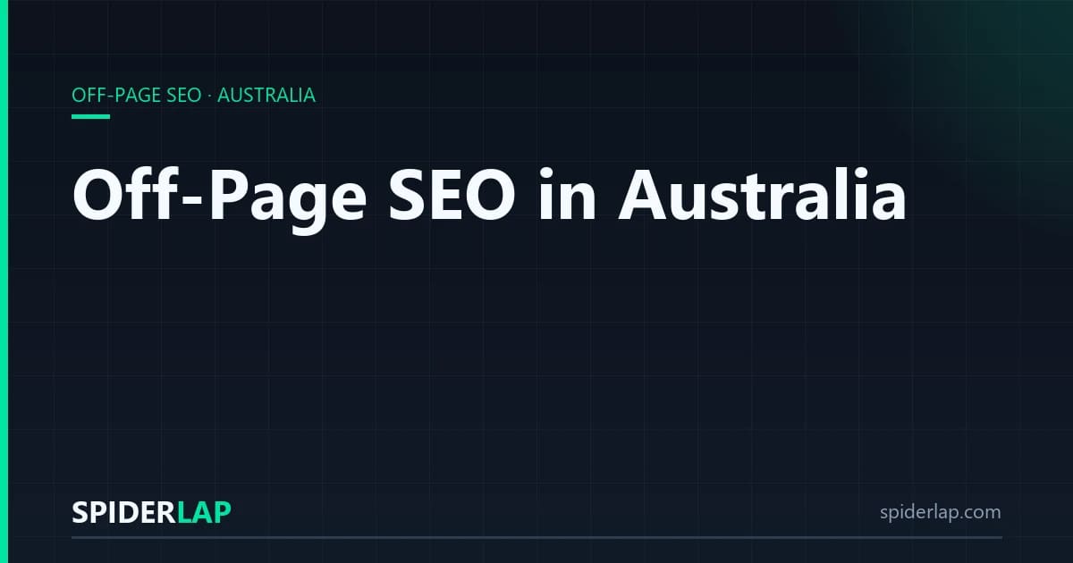 Off-Page SEO in Australia