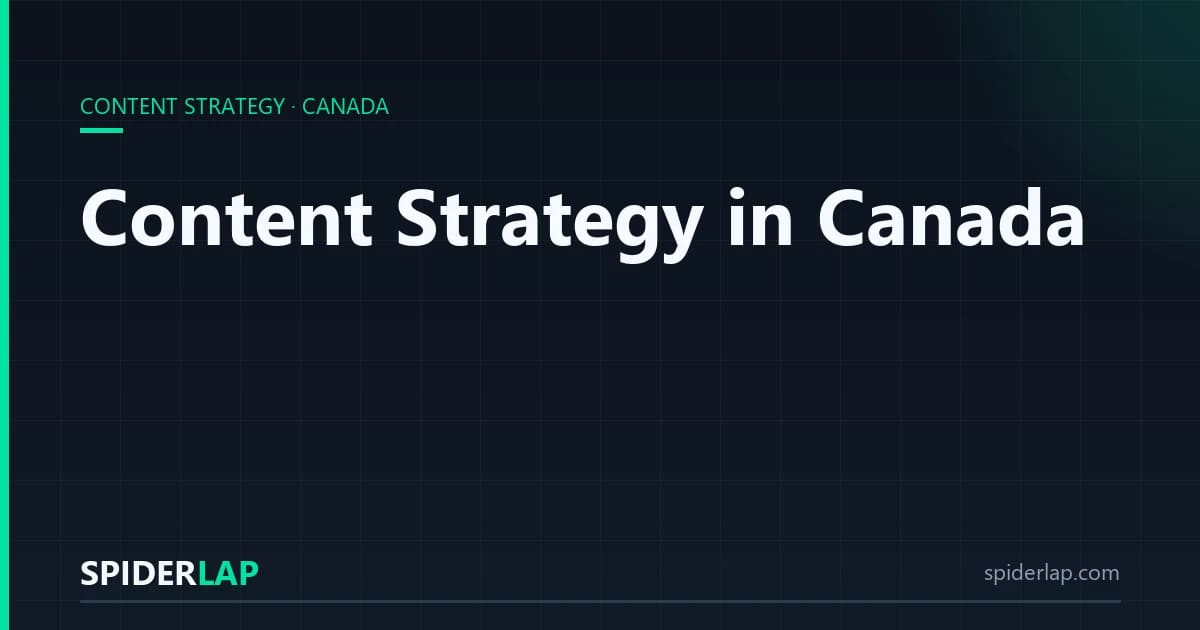 Content Strategy in Canada