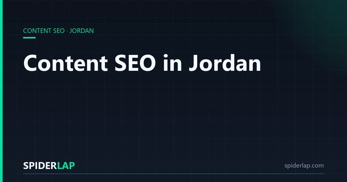 Content SEO in Jordan