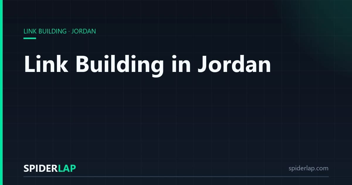 Link Building in Jordan