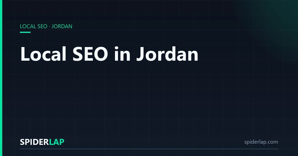 Local SEO in Jordan