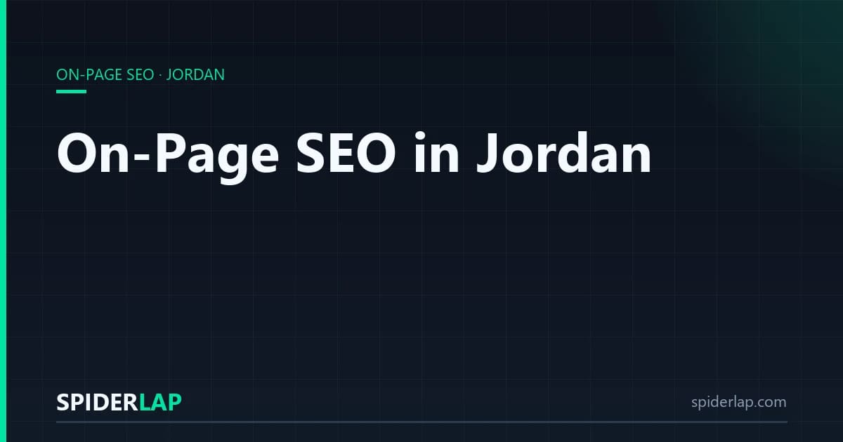 On-Page SEO in Jordan