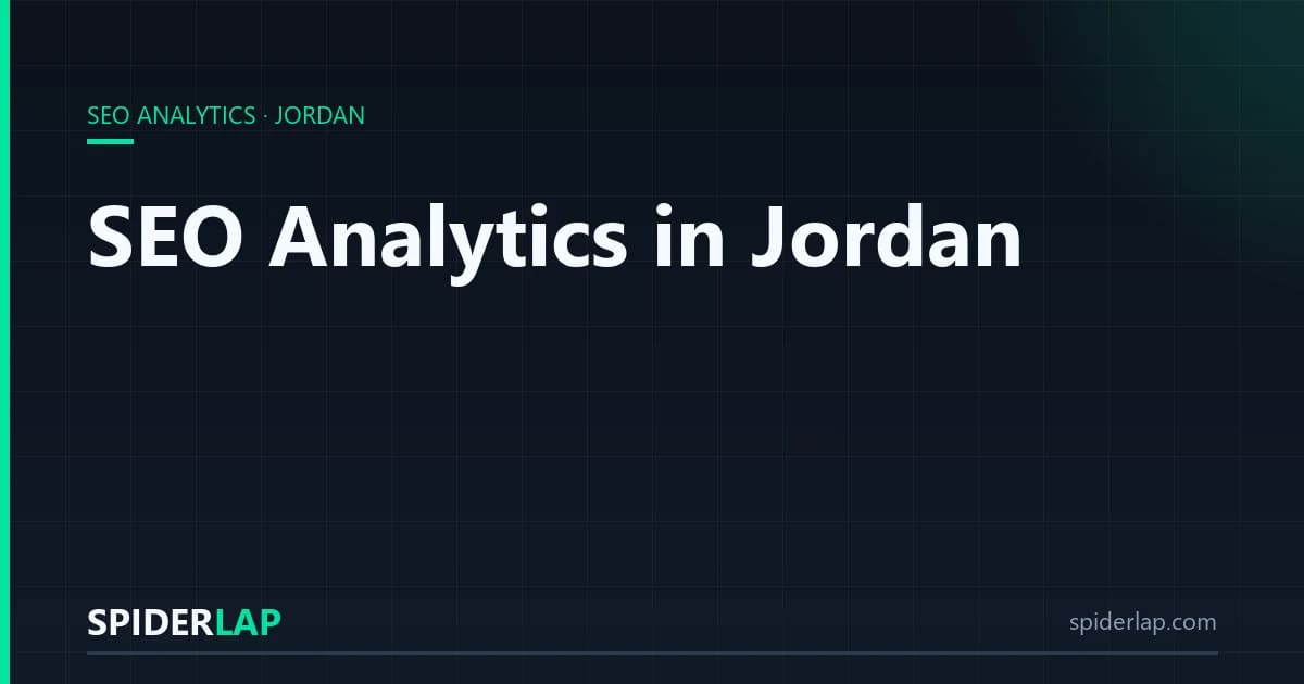 SEO Analytics in Jordan