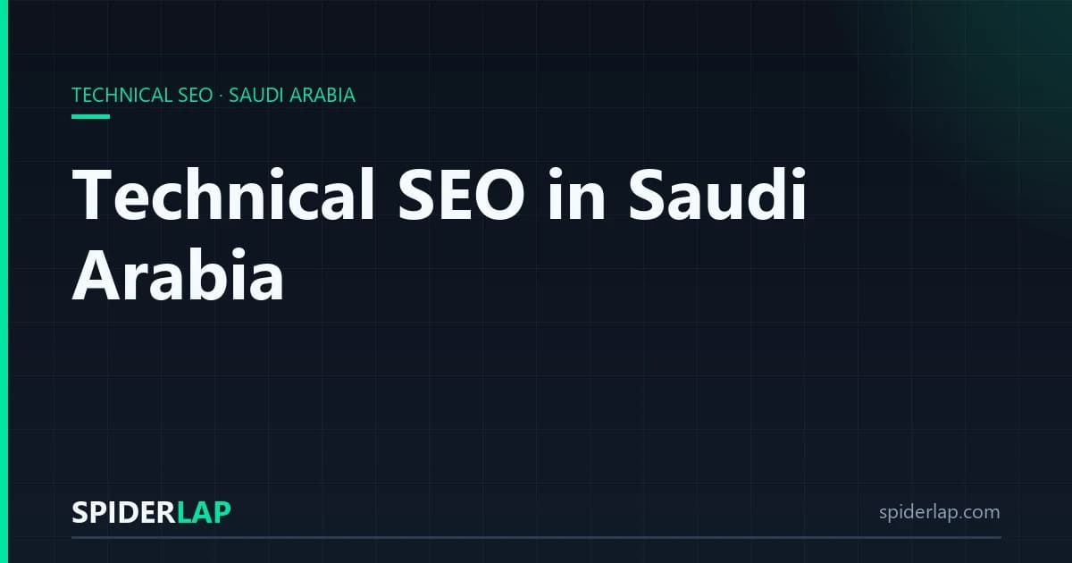 Technical SEO in Saudi Arabia