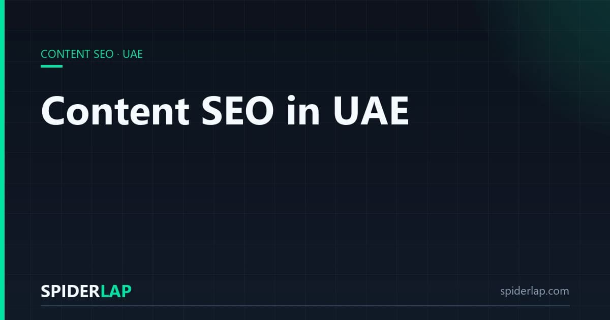 Content SEO in UAE