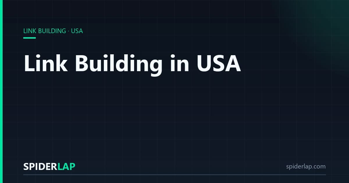Link Building in USA
