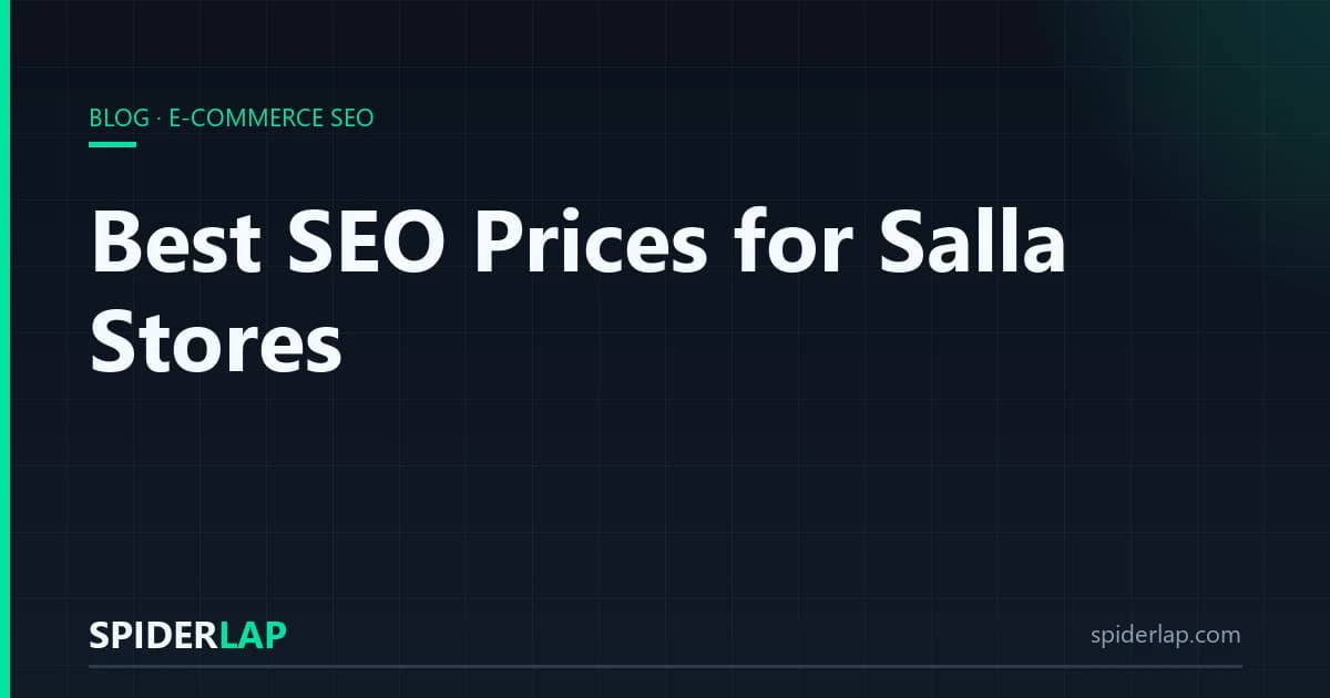 Best SEO Prices for Salla Stores
