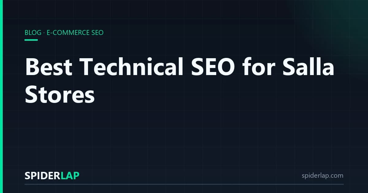 Best Technical SEO for Salla Stores
