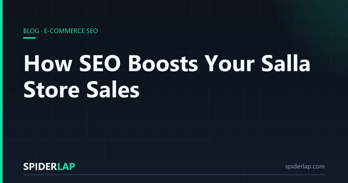 How SEO Boosts Your Salla Store Sales