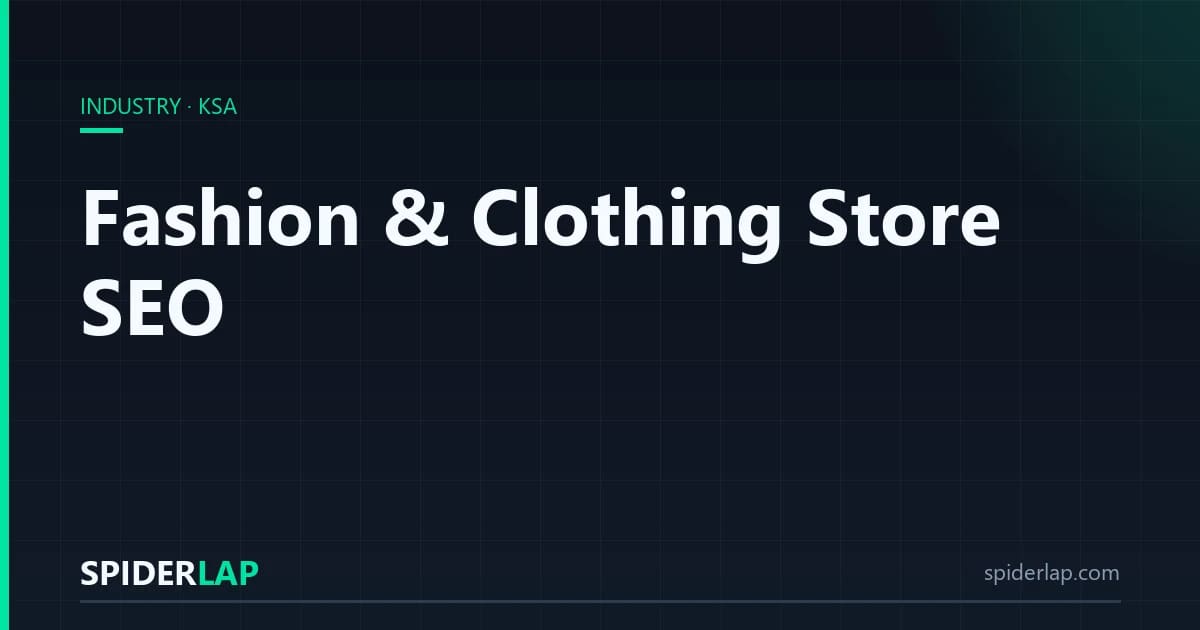 Fashion & Clothing Store SEO