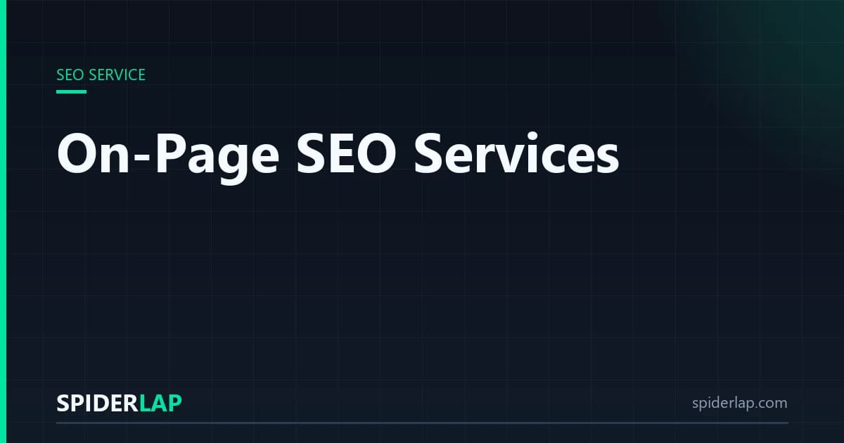 On-Page SEO Services