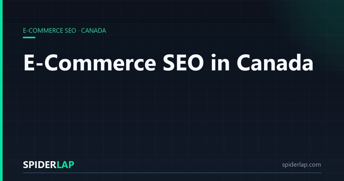 E-Commerce SEO in Canada