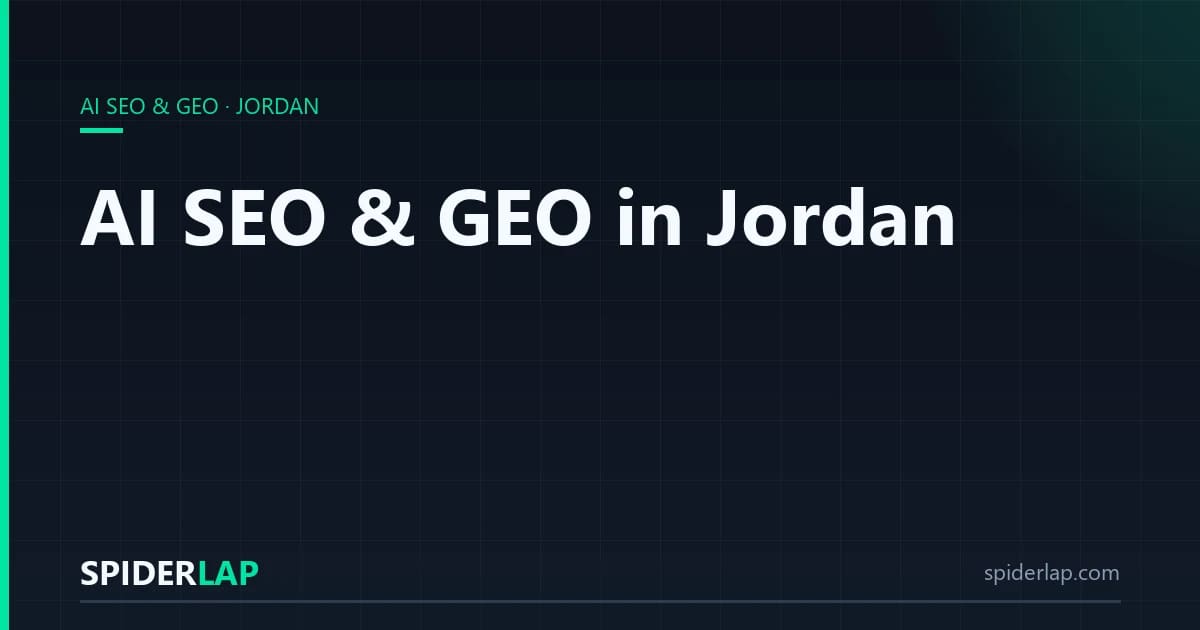 AI SEO & GEO in Jordan