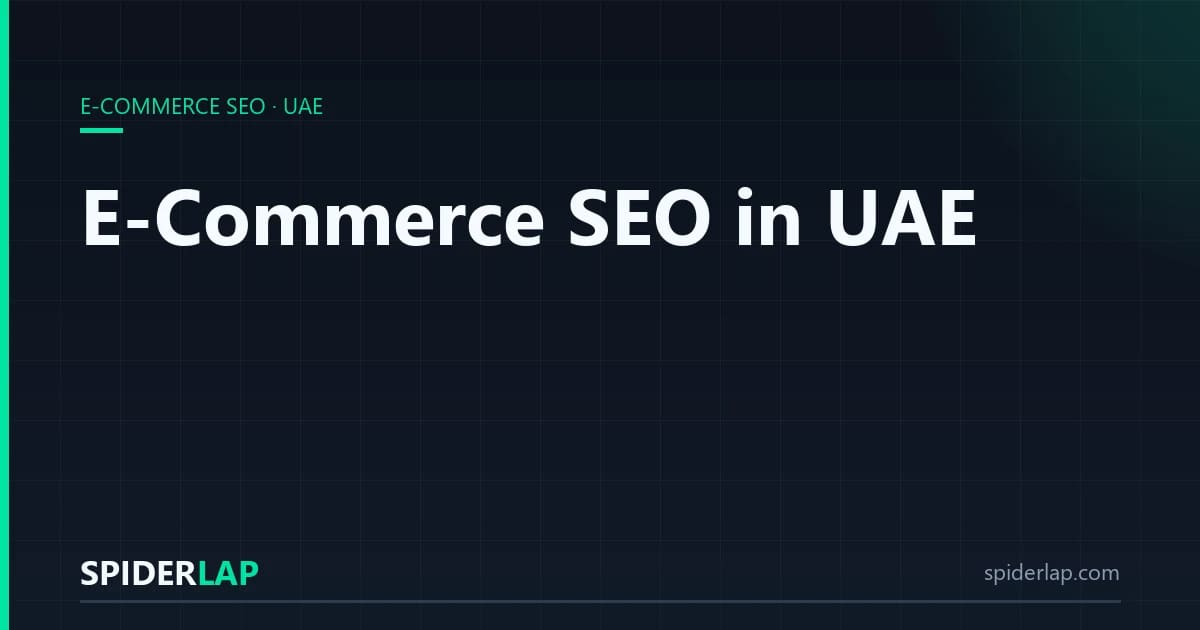 E-Commerce SEO in UAE