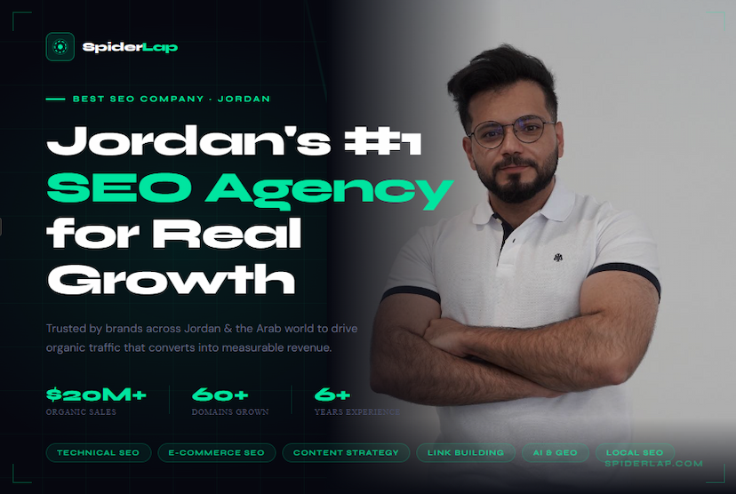 Best SEO Company in Jordan — SpiderLap | #1 SEO Agency