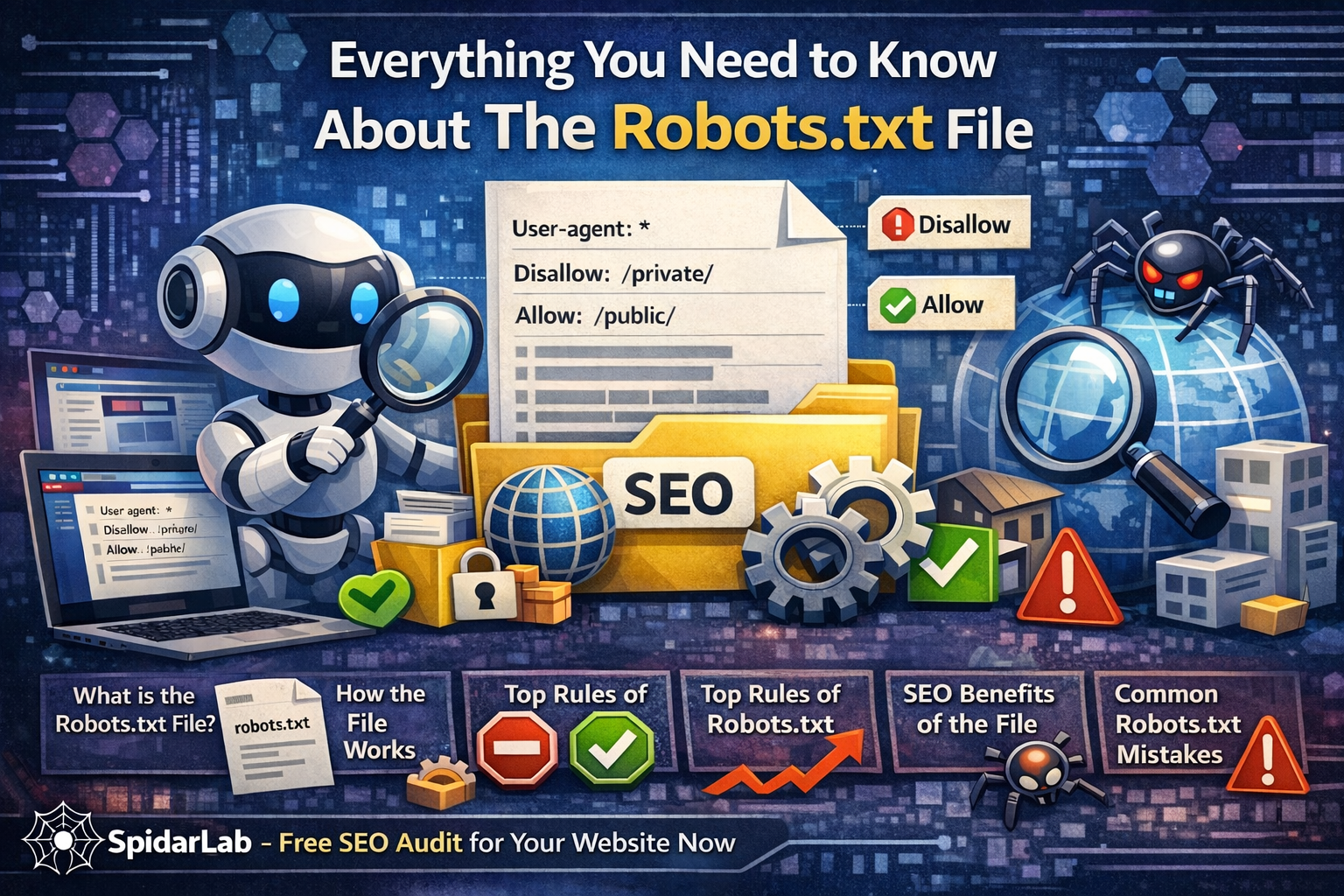 ملف robots.txt، كيف يعمل ولماذا يؤثر على السيو