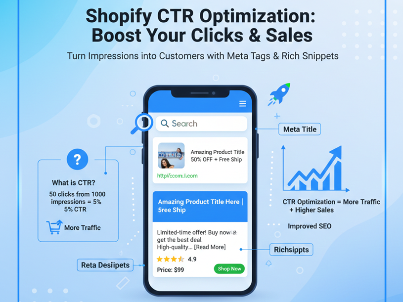 تحسين صفحات المنتجات في شوبيفاي: Title وDescription و Images وسكيما